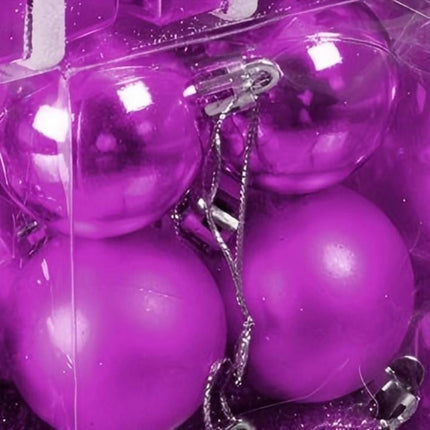Christmas Tree Baubles Set, 50 Pieces, Matte/Glitter/Glossy