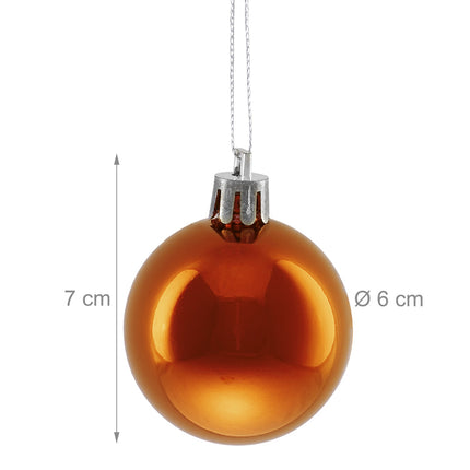Christmas Tree Baubles Set, 50 Shiny Ornaments
