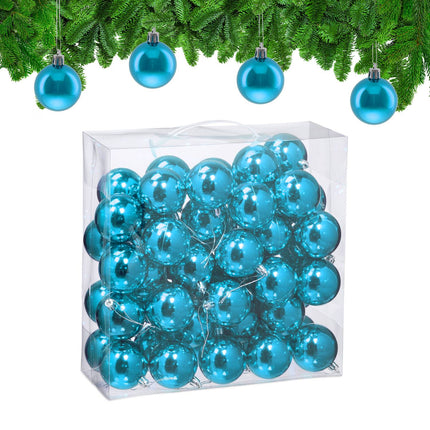 Christmas Tree Baubles Set, 50 Shiny Ornaments