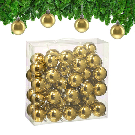 Christmas Tree Baubles Set, 50 Shiny Ornaments