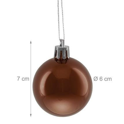 Christmas Tree Baubles Set, 50 Shiny Ornaments