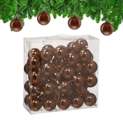 Christmas Tree Baubles Set, 50 Shiny Ornaments