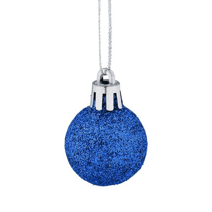Christmas Tree Baubles Set, 96 Pieces, Plastic