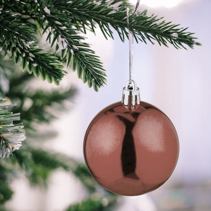 Christmas Tree Baubles Set, Matte & Glossy, 50 Pieces