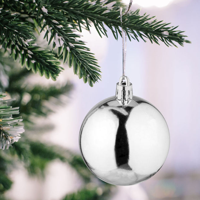 Christmas Tree Baubles Set, Matte & Glossy Finish, 100-Pack