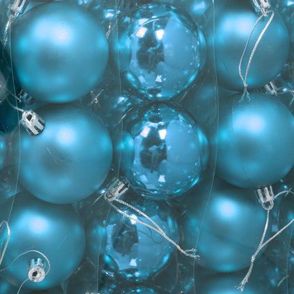 Christmas Tree Baubles Set, Matte & Glossy Finish, 100-Pack