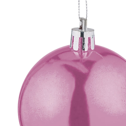 Christmas Tree Baubles Set, Matte & Glossy Finish, 50-Pack
