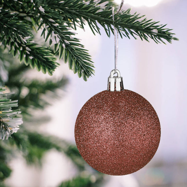 Christmas Tree Ornaments Set, 101 Plastic Baubles