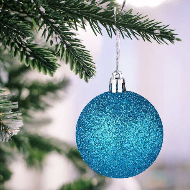 Christmas Tree Ornaments Set, 101 Plastic Baubles