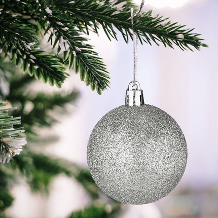 Christmas Tree Ornaments Set, 101 Plastic Baubles