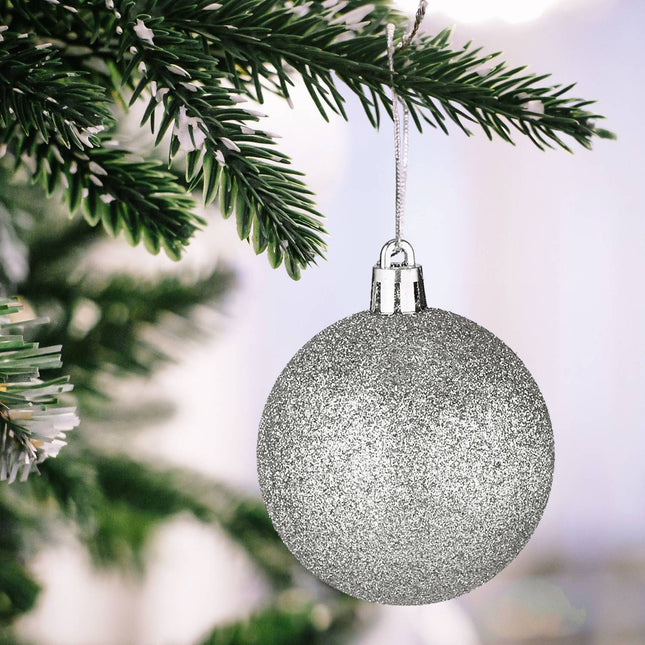 Christmas Tree Ornaments Set, 101 Plastic Baubles