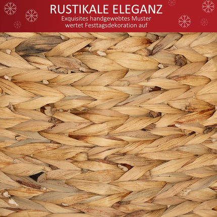 Christmas Tree Stand Cover, Water Hyacinth, 60cm Diameter