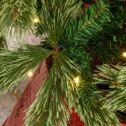 Artificial Christmas tree 180cm, 586 tips, 240 LED lights