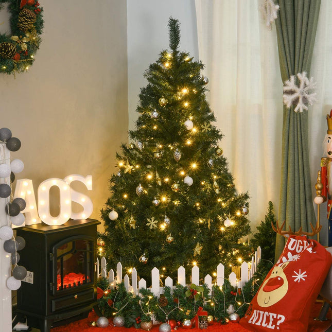 Christmas tree with 120 LED lights, 511 tips, 95x150 cm