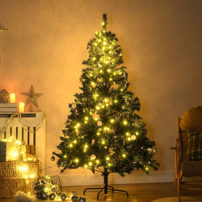 Christmas tree with 200 LED lights, 745 tips, 180cm