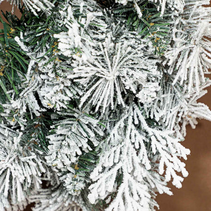 Christmas Wreath with LED Lights, Pinecones, 60cm