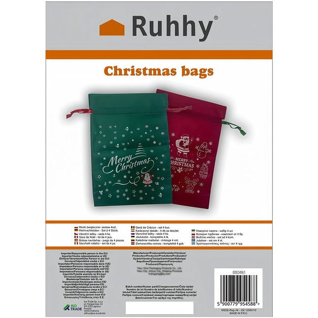 Christmas bags - set of 4 Ruhhy 24961