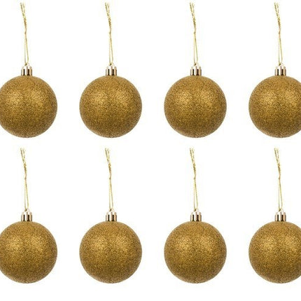 Christmas balls set of 100 pcs + golden star