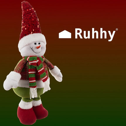 Christmas snowman - telescopic 95cm Ruhhy 22331