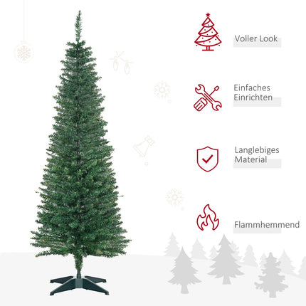 Artificial Christmas tree, 1.5m PVC tree with stand