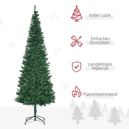 Artificial Christmas tree - 2.1 m, PVC, 631 branches, green