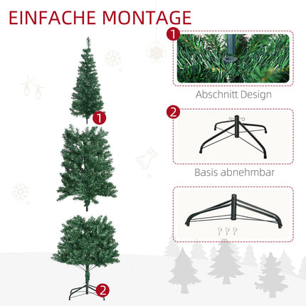 Artificial Christmas tree - 2.1 m, PVC, 631 branches, green