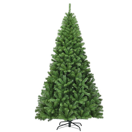 Christmas tree 225 cm artificial Christmas tree with folding system 1346 tips PVC green