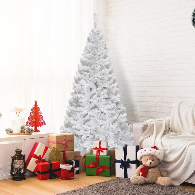 Christmas tree artificial Christmas tree with metal stand 150-240 cm white-150 cm