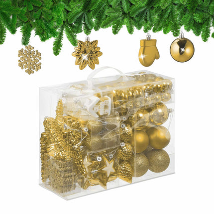 Christmas tree balls in a pack of 100