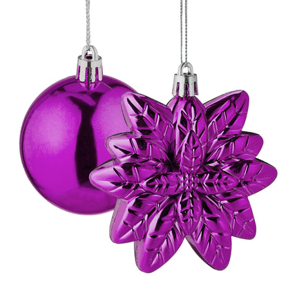 Christmas tree balls in a pack of 100