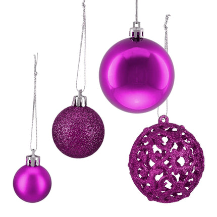 Christmas tree balls in a set of 150