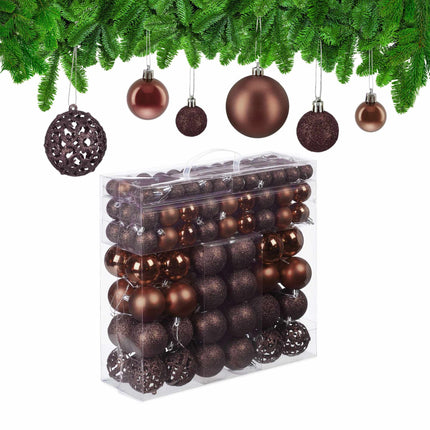 Christmas tree balls in a set of 150