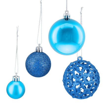 Christmas tree balls in a set of 150