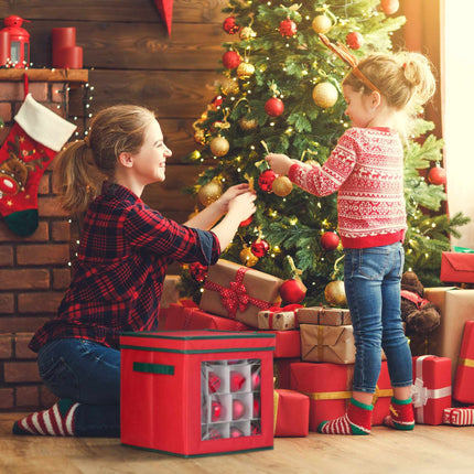 Christmas tree balls in a set of 30