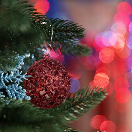 Christmas tree balls in a set of 50