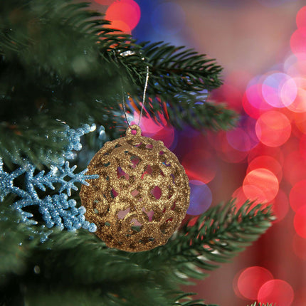 Christmas tree balls in a set of 50