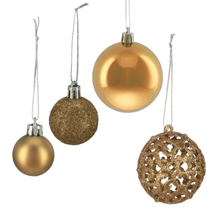 Christmas tree balls in a set of 50