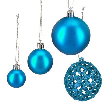 Christmas tree balls in a set of 50