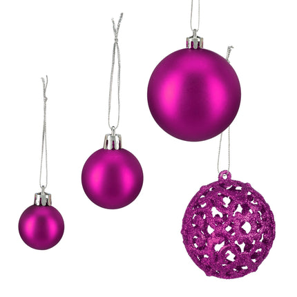 Christmas tree balls in a set of 50