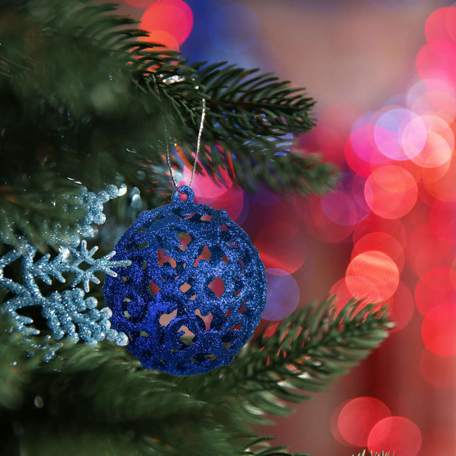 Christmas tree balls in a set of 50