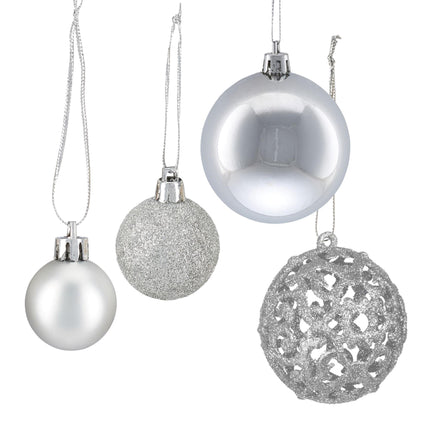 Christmas tree balls in a set of 50