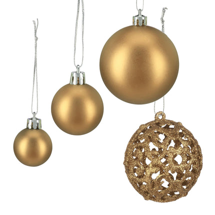 Christmas tree balls in a set of 50