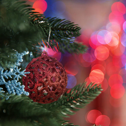 Christmas tree balls in a set of 50