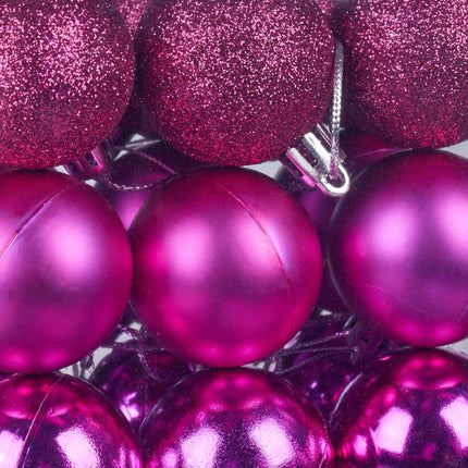 Christmas tree balls in a set of 50