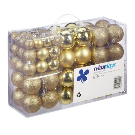 Christmas tree balls in sets of 100