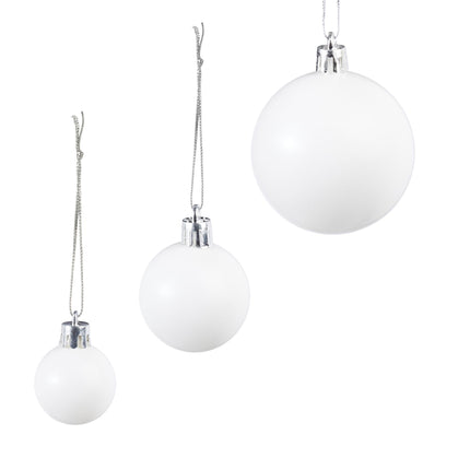Christmas tree balls in sets of 100