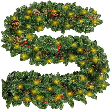 Christmas tree garland 2.7m HQ with Ruhhy 22325 lights
