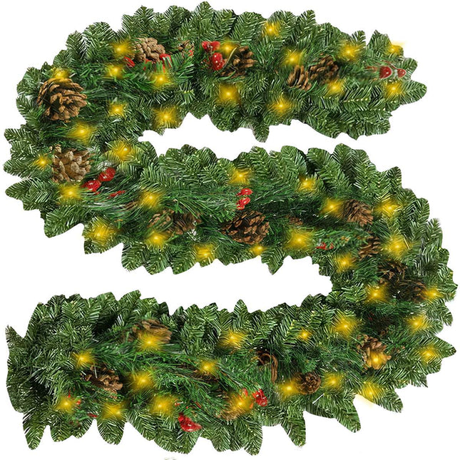 Christmas tree garland 2.7m HQ with Ruhhy 22325 lights