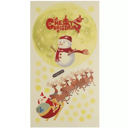 Christmas window stickers - fluorescent 20356