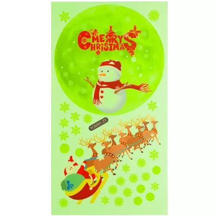 Christmas window stickers - fluorescent 20356